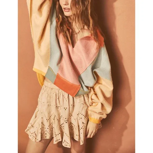 NWT FREE PEOPLE Serenity Mini Skort / Tea SIZE Large - Picture 9 of 12